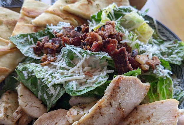 Delicious chipotle chicken caesar salad in Airdrie, AB